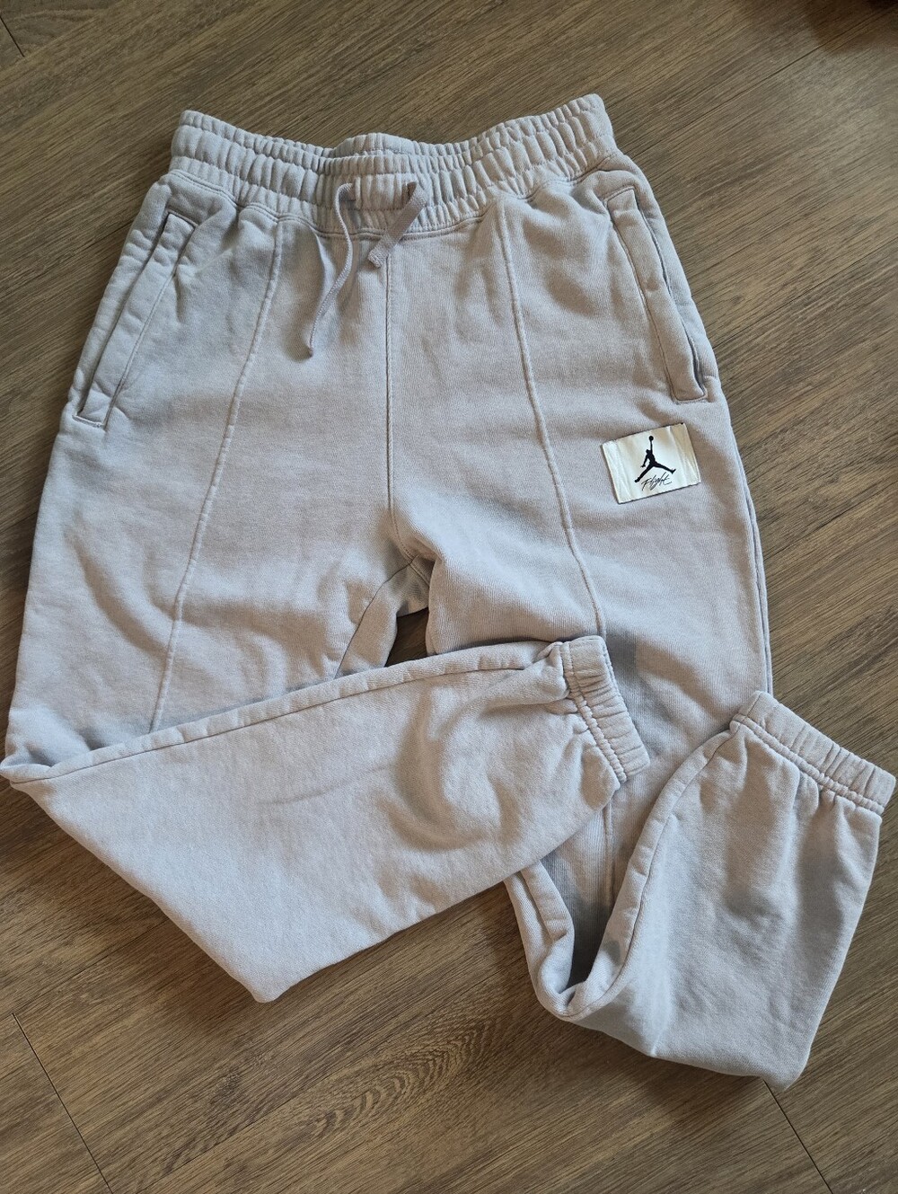 Jordan Women's Light Cream Joggers with Jumpman Patch